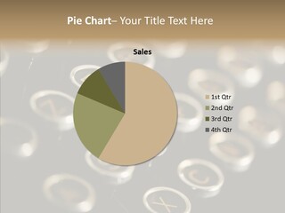 Typing Obsolete Ancient PowerPoint Template