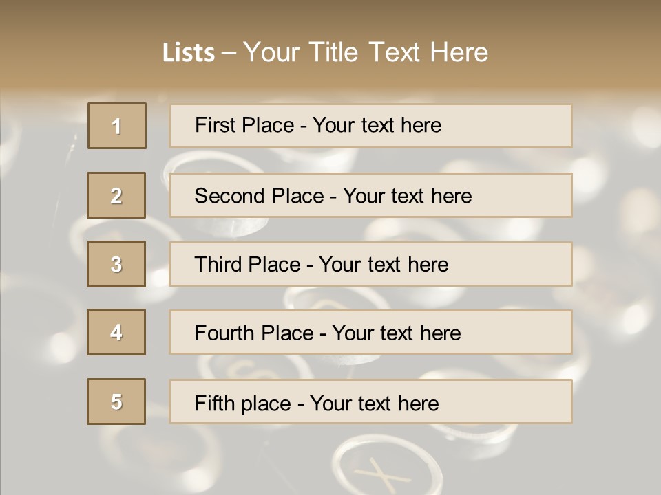 Typing Obsolete Ancient PowerPoint Template