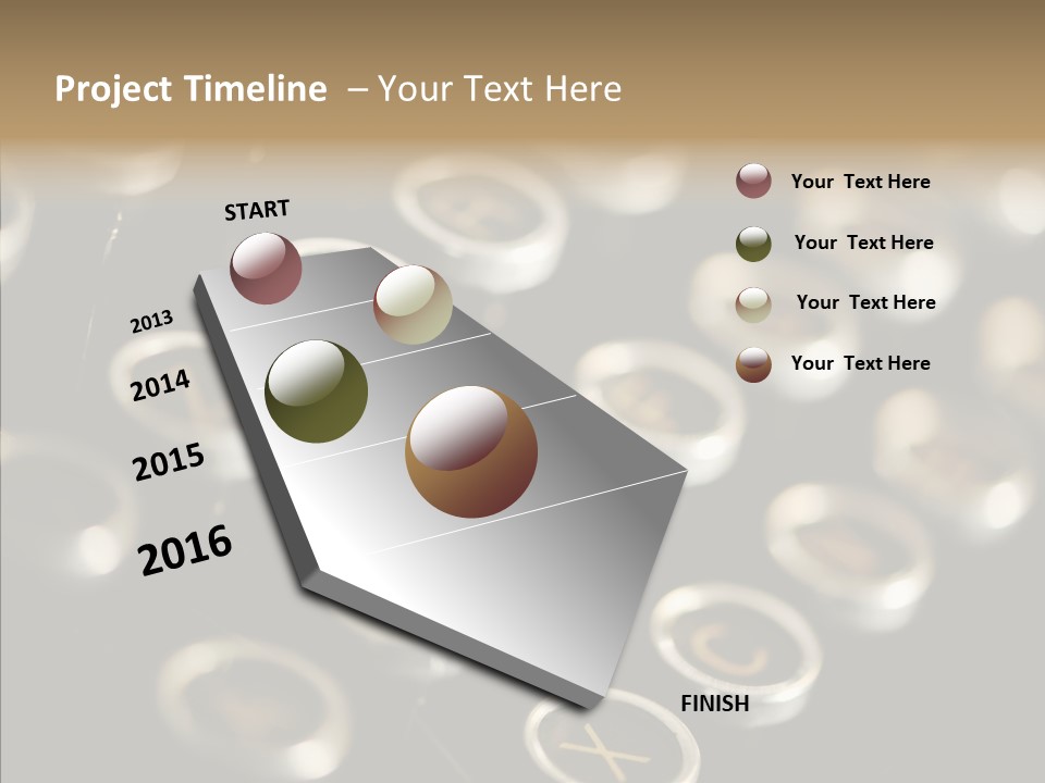 Typing Obsolete Ancient PowerPoint Template