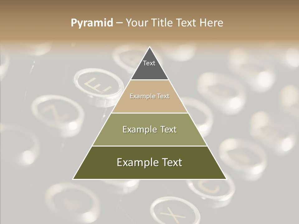 Typing Obsolete Ancient PowerPoint Template
