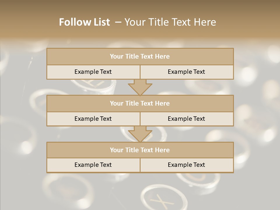Typing Obsolete Ancient PowerPoint Template