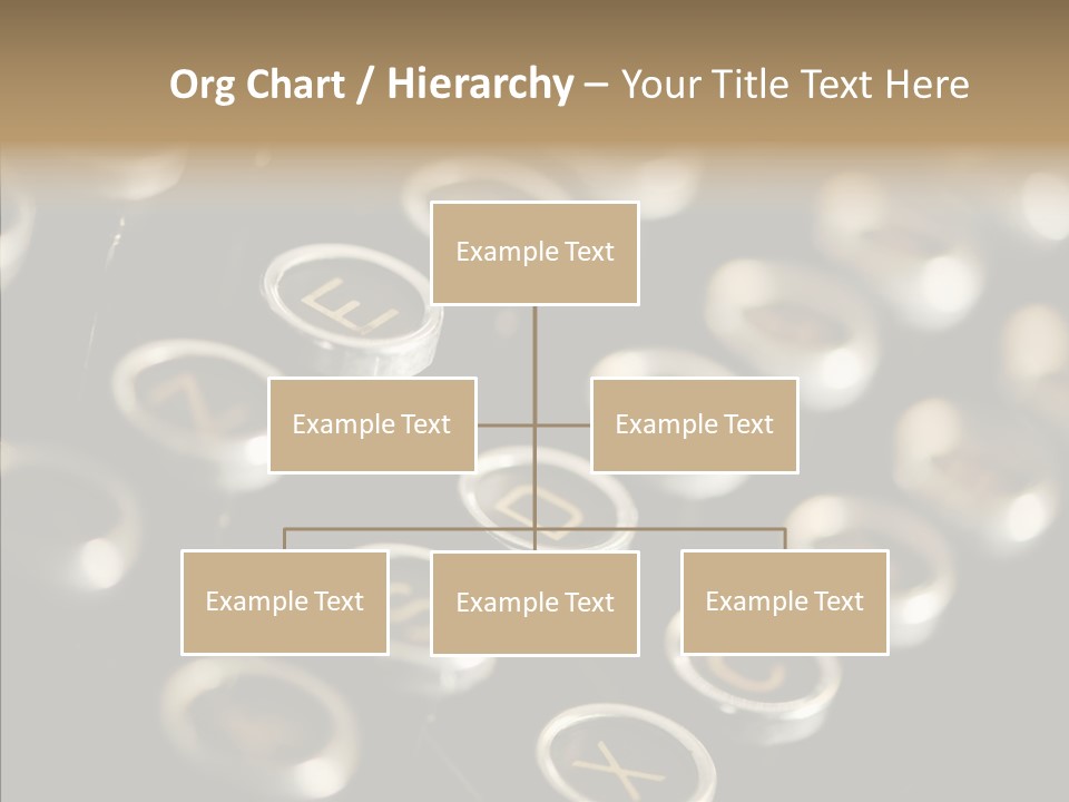 Typing Obsolete Ancient PowerPoint Template