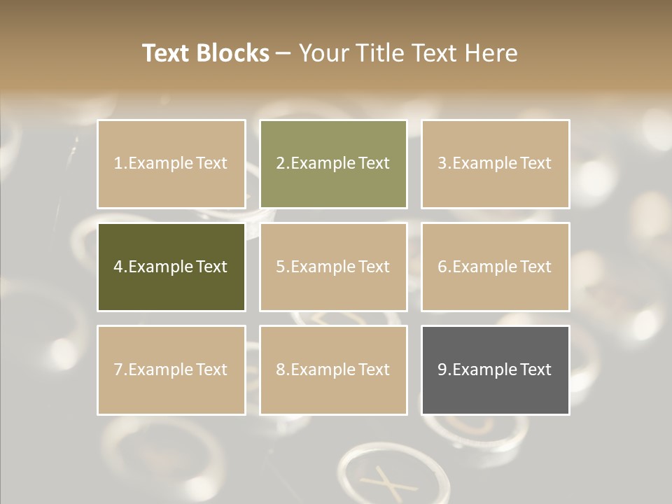 Typing Obsolete Ancient PowerPoint Template