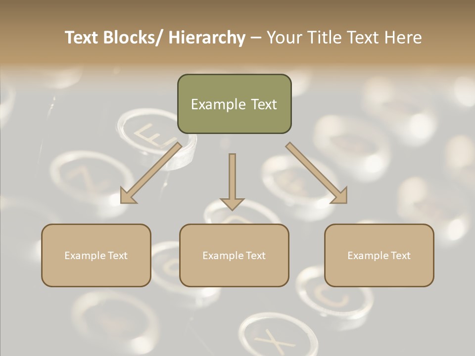 Typing Obsolete Ancient PowerPoint Template