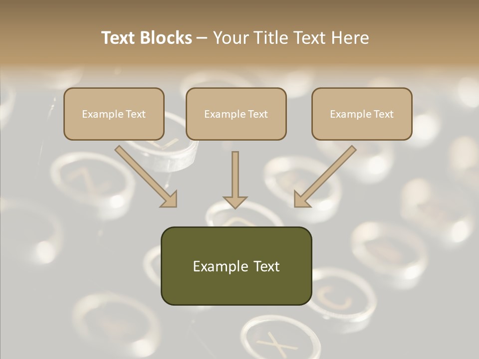 Typing Obsolete Ancient PowerPoint Template