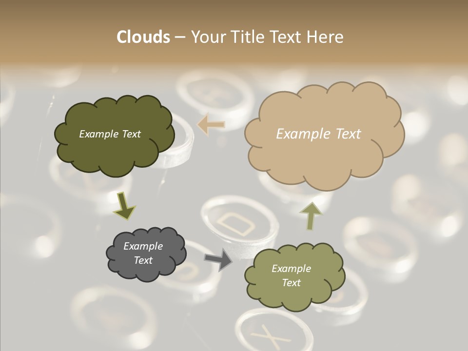 Typing Obsolete Ancient PowerPoint Template