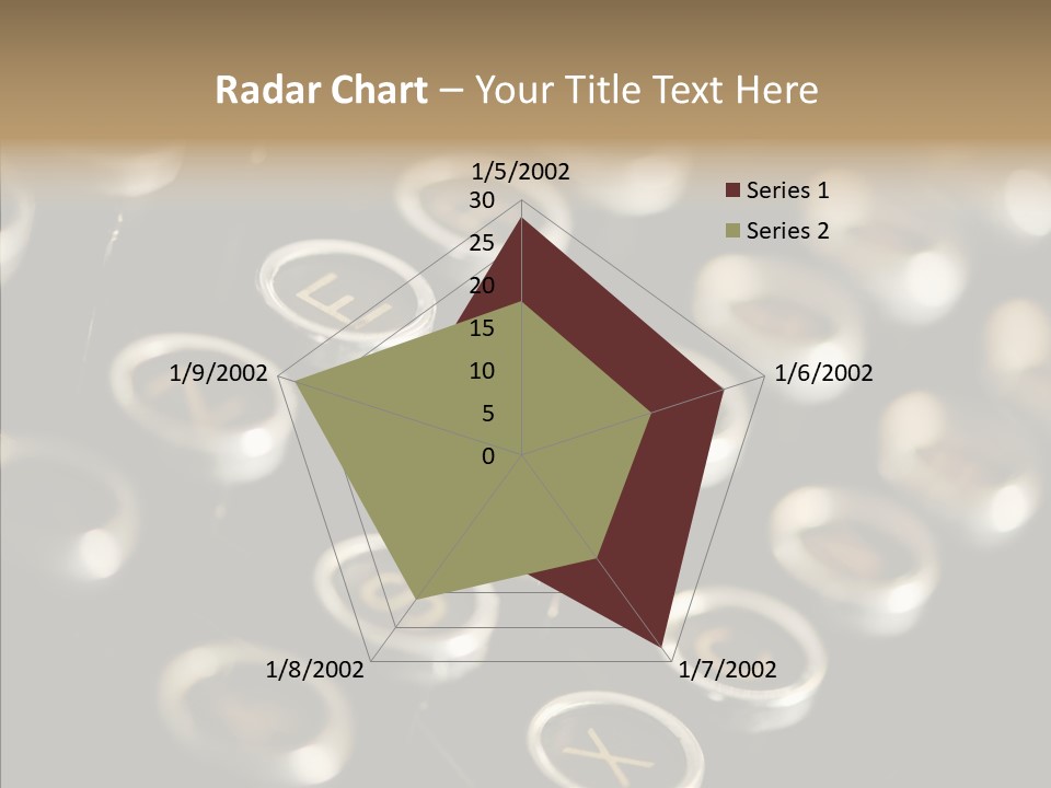 Typing Obsolete Ancient PowerPoint Template