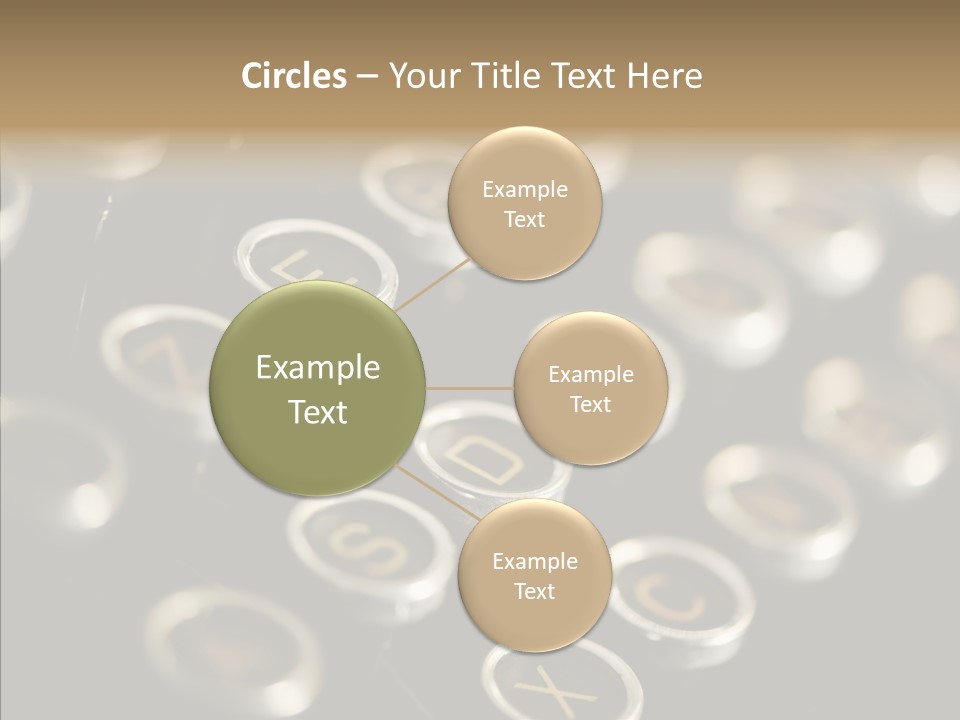 Typing Obsolete Ancient PowerPoint Template
