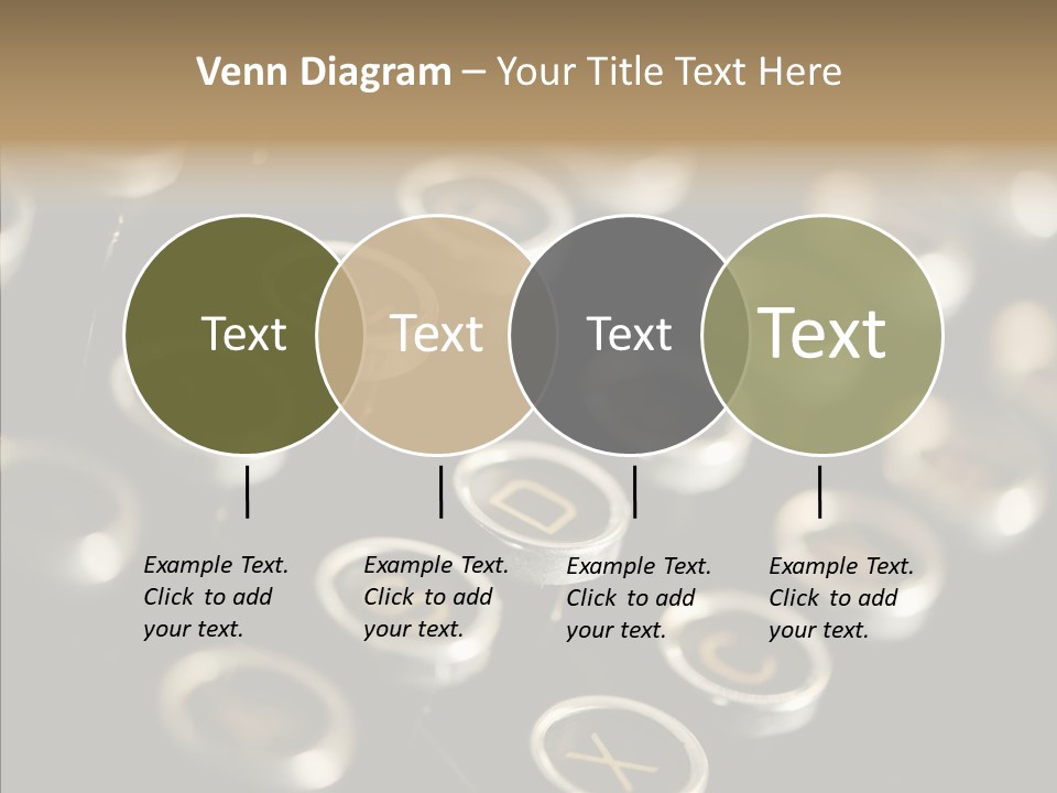 Typing Obsolete Ancient PowerPoint Template