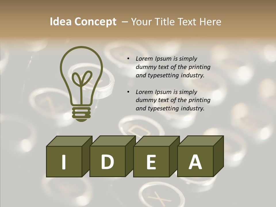 Typing Obsolete Ancient PowerPoint Template