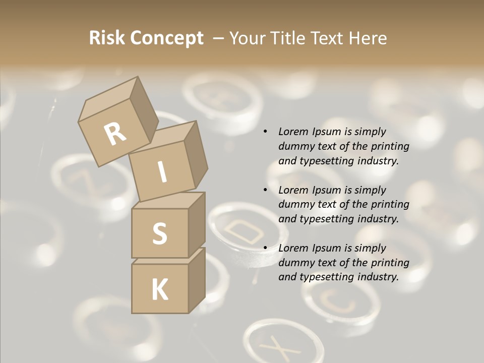 Typing Obsolete Ancient PowerPoint Template