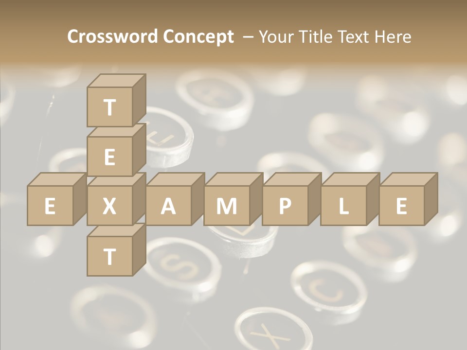 Typing Obsolete Ancient PowerPoint Template