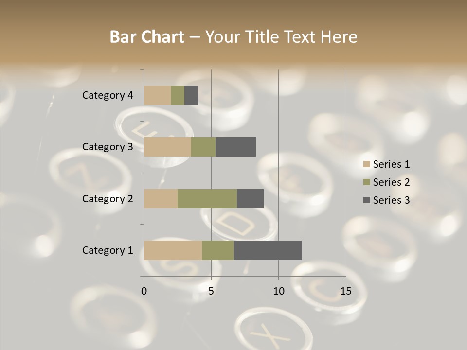 Typing Obsolete Ancient PowerPoint Template