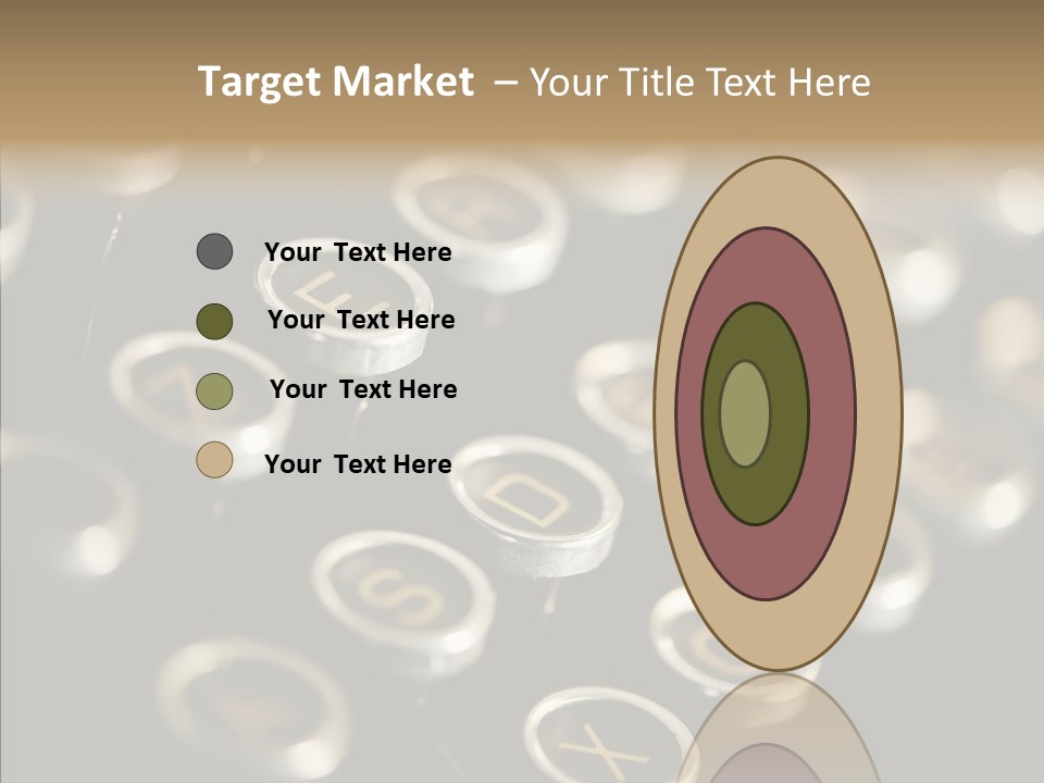 Typing Obsolete Ancient PowerPoint Template