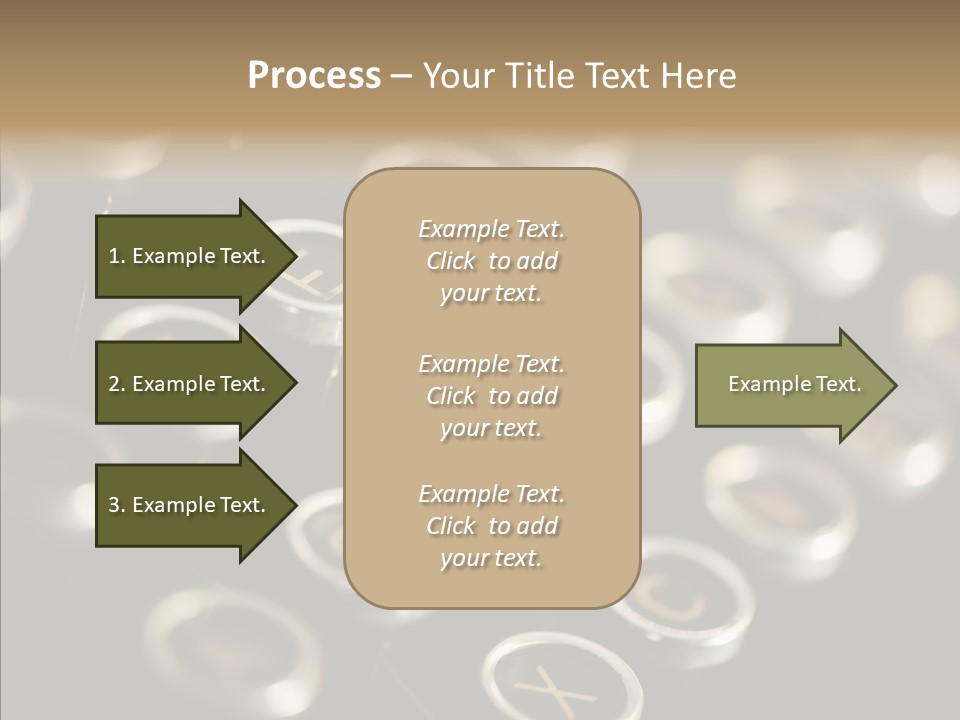 Typing Obsolete Ancient PowerPoint Template
