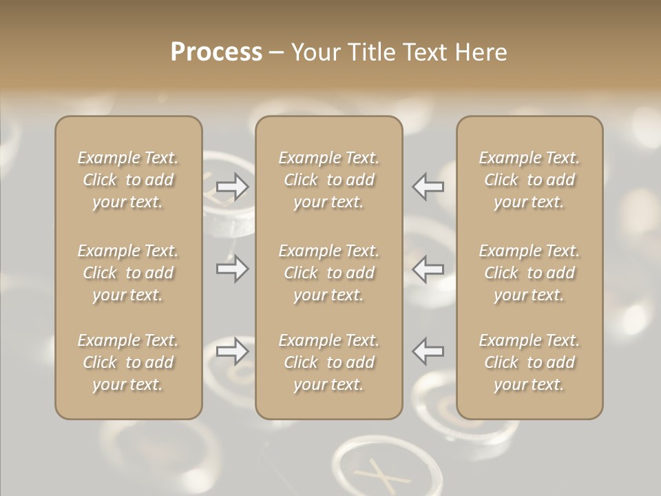 Typing Obsolete Ancient PowerPoint Template