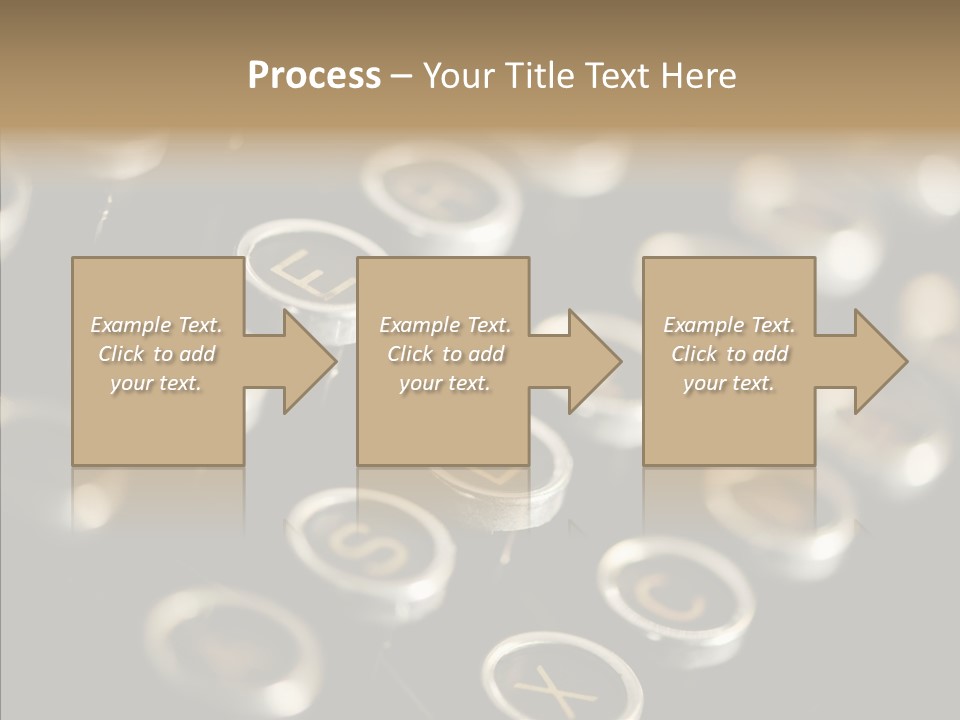 Typing Obsolete Ancient PowerPoint Template