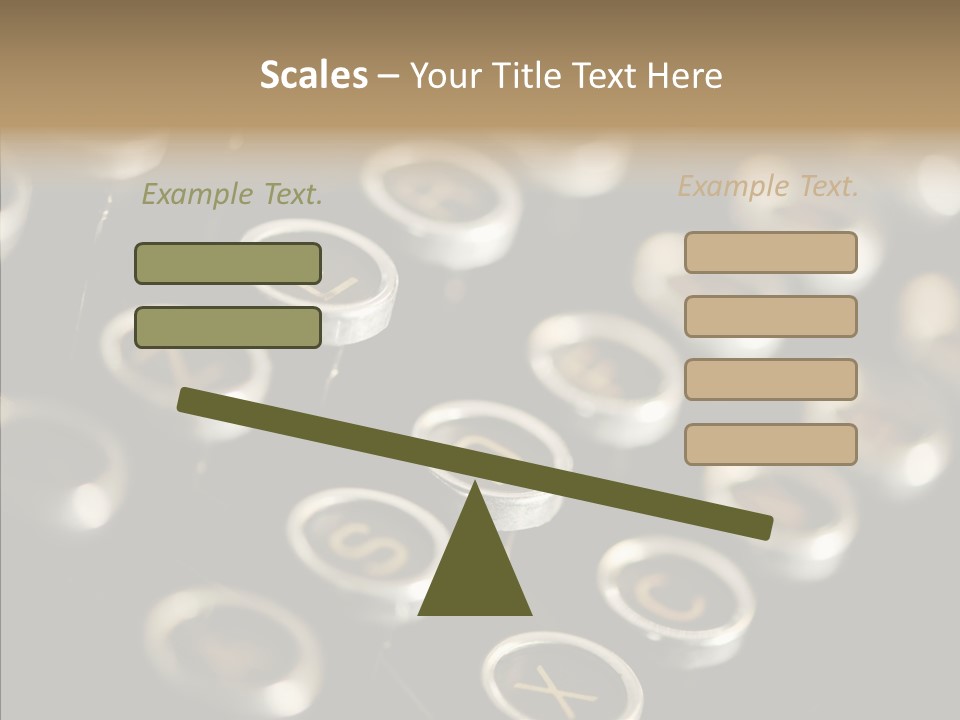 Typing Obsolete Ancient PowerPoint Template