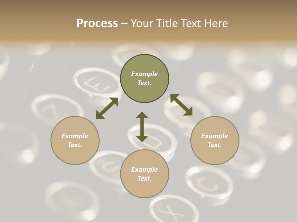 Typing Obsolete Ancient PowerPoint Template