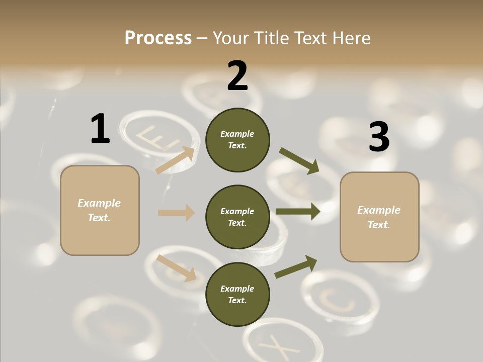 Typing Obsolete Ancient PowerPoint Template