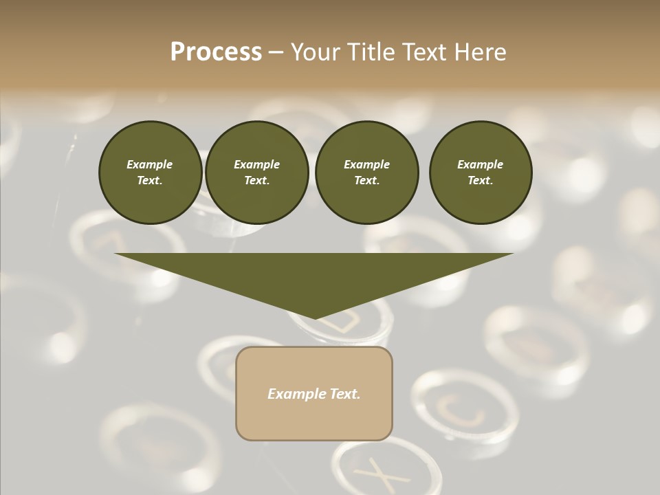 Typing Obsolete Ancient PowerPoint Template