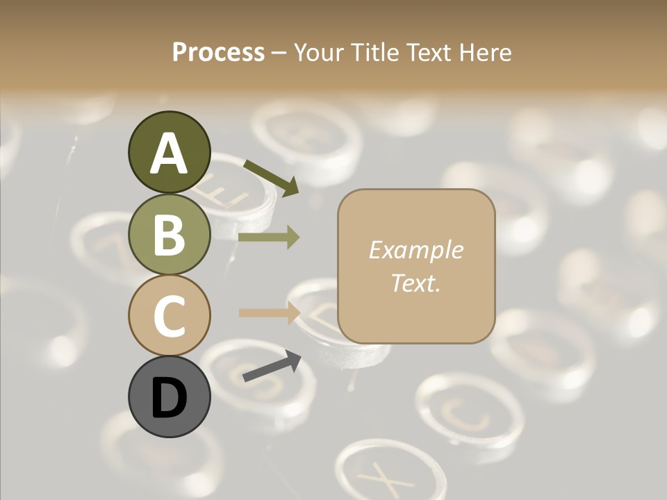 Typing Obsolete Ancient PowerPoint Template