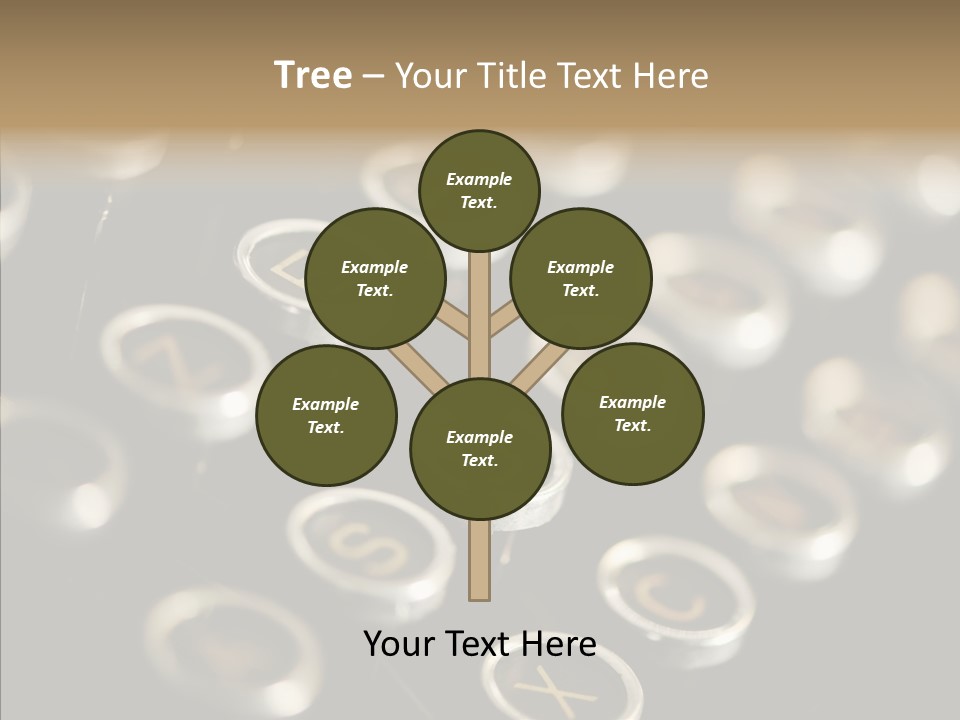 Typing Obsolete Ancient PowerPoint Template