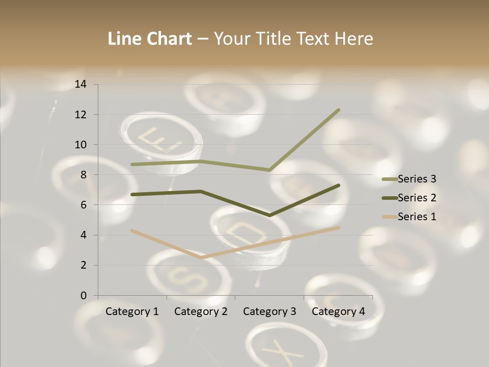 Typing Obsolete Ancient PowerPoint Template