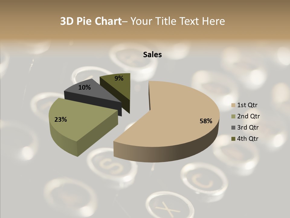 Typing Obsolete Ancient PowerPoint Template