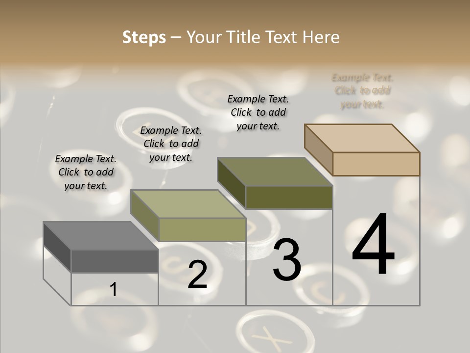Typing Obsolete Ancient PowerPoint Template