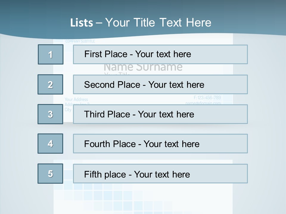 Vivid Blank Web PowerPoint Template