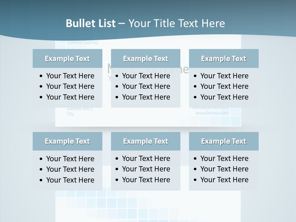 Vivid Blank Web PowerPoint Template