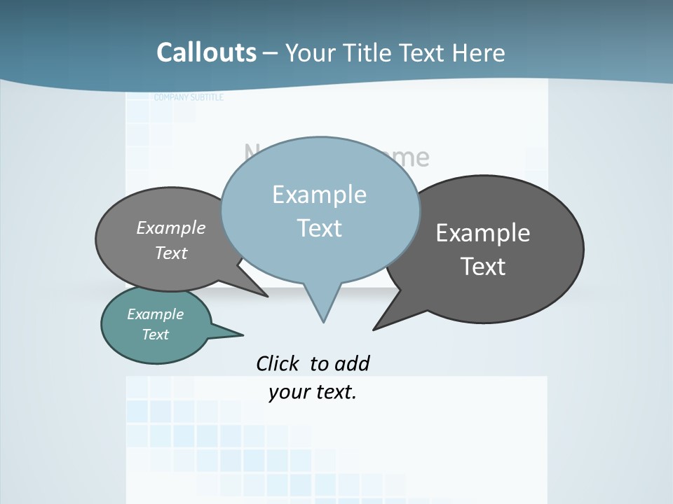 Vivid Blank Web PowerPoint Template