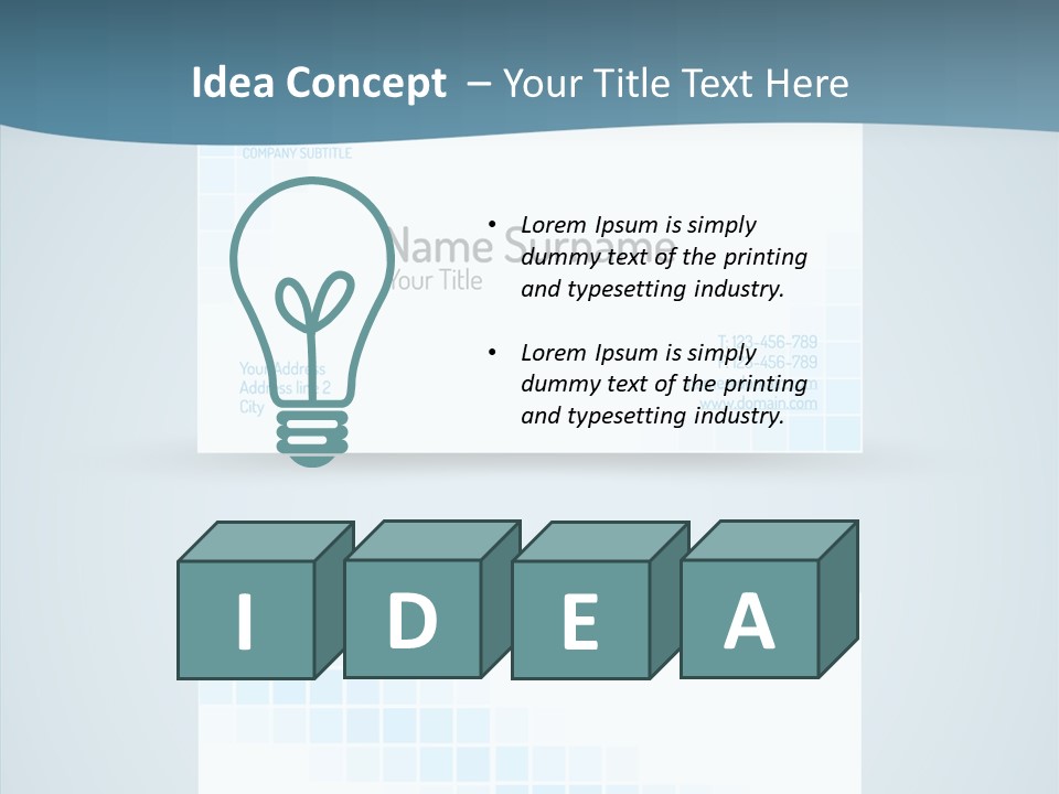 Vivid Blank Web PowerPoint Template