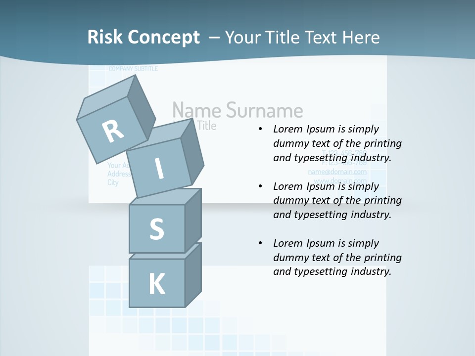 Vivid Blank Web PowerPoint Template