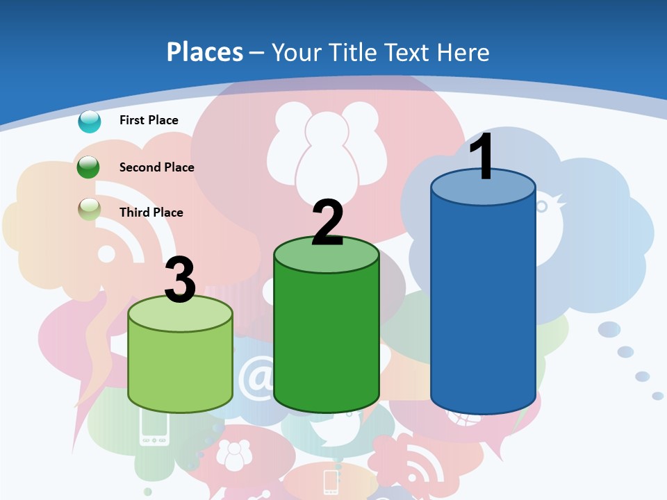 Internet Person Icon PowerPoint Template