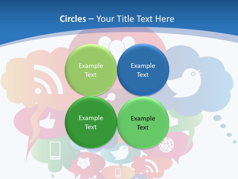 Internet Person Icon PowerPoint Template