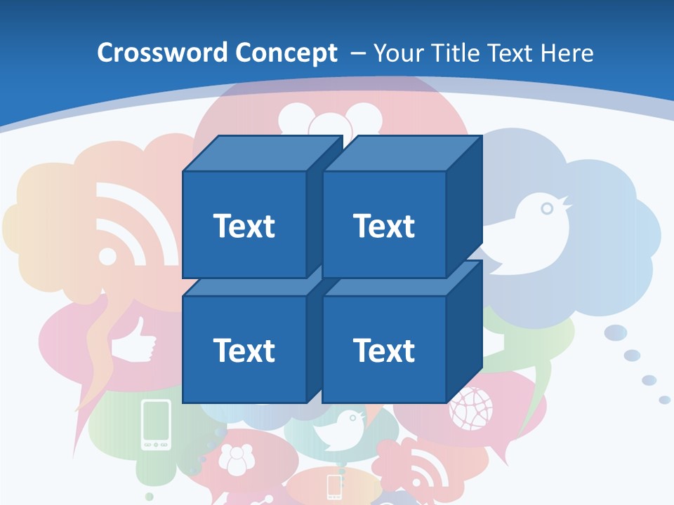 Internet Person Icon PowerPoint Template