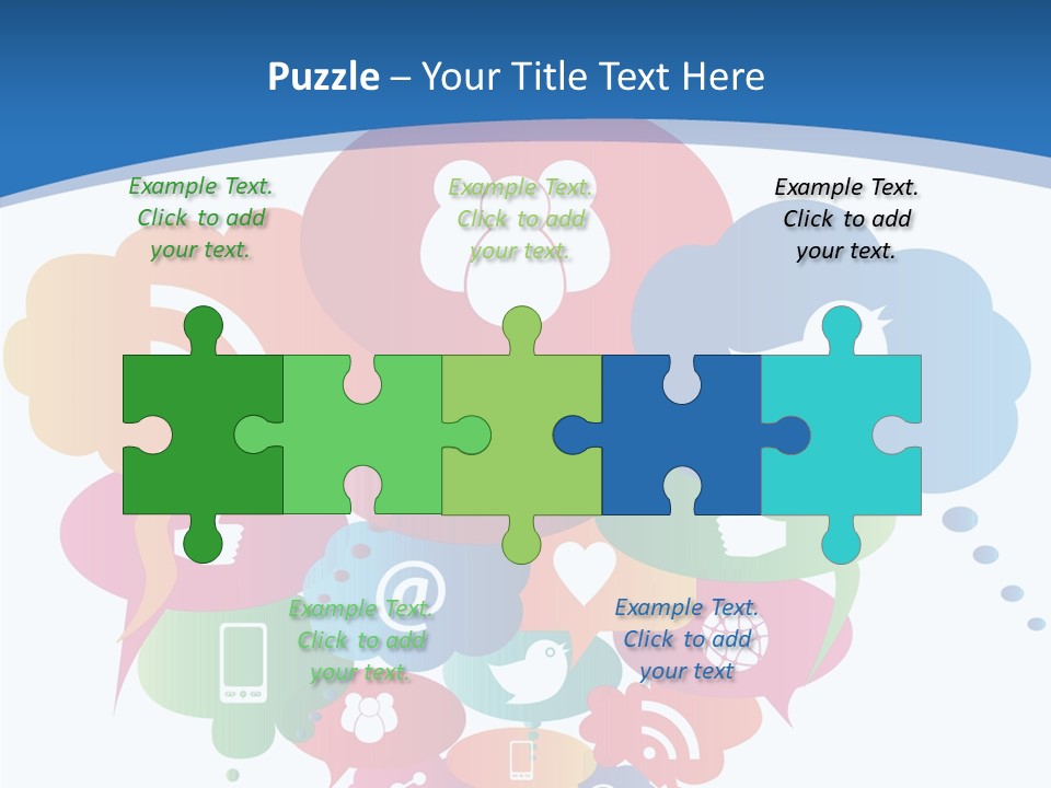 Internet Person Icon PowerPoint Template