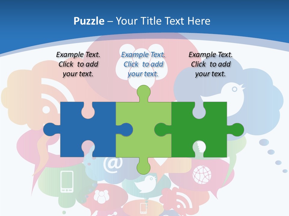 Internet Person Icon PowerPoint Template