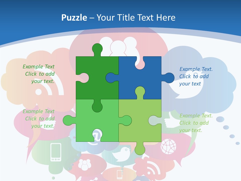 Internet Person Icon PowerPoint Template