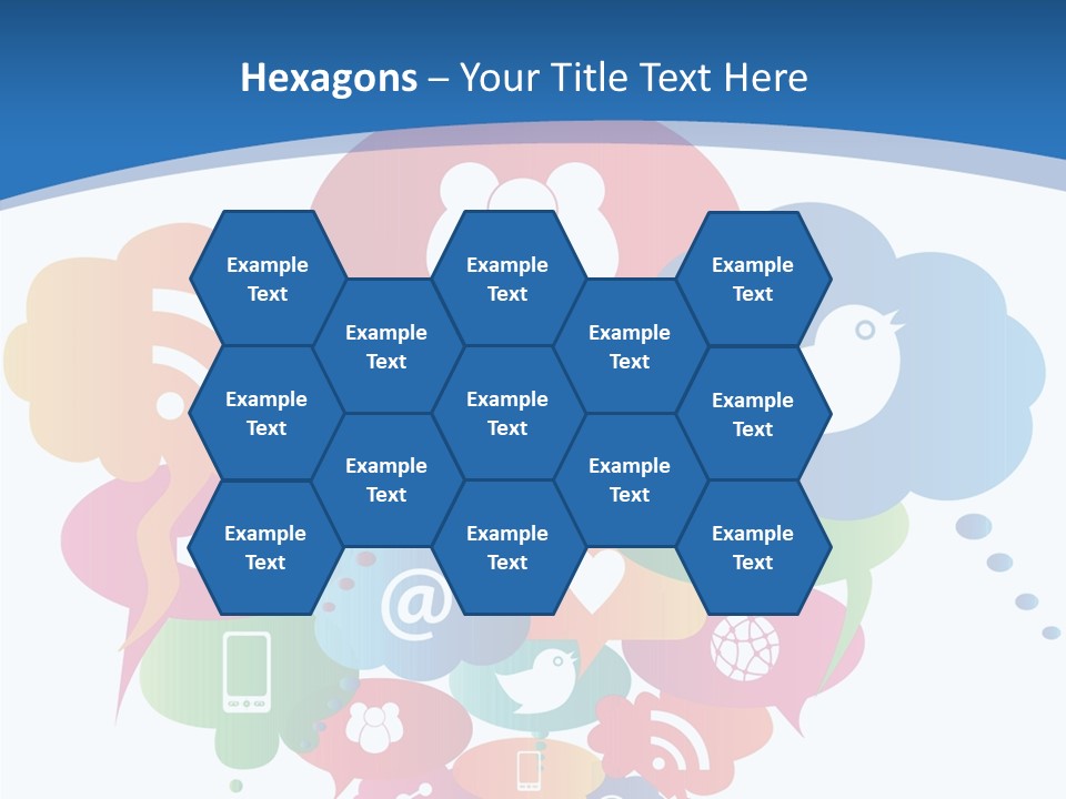 Internet Person Icon PowerPoint Template