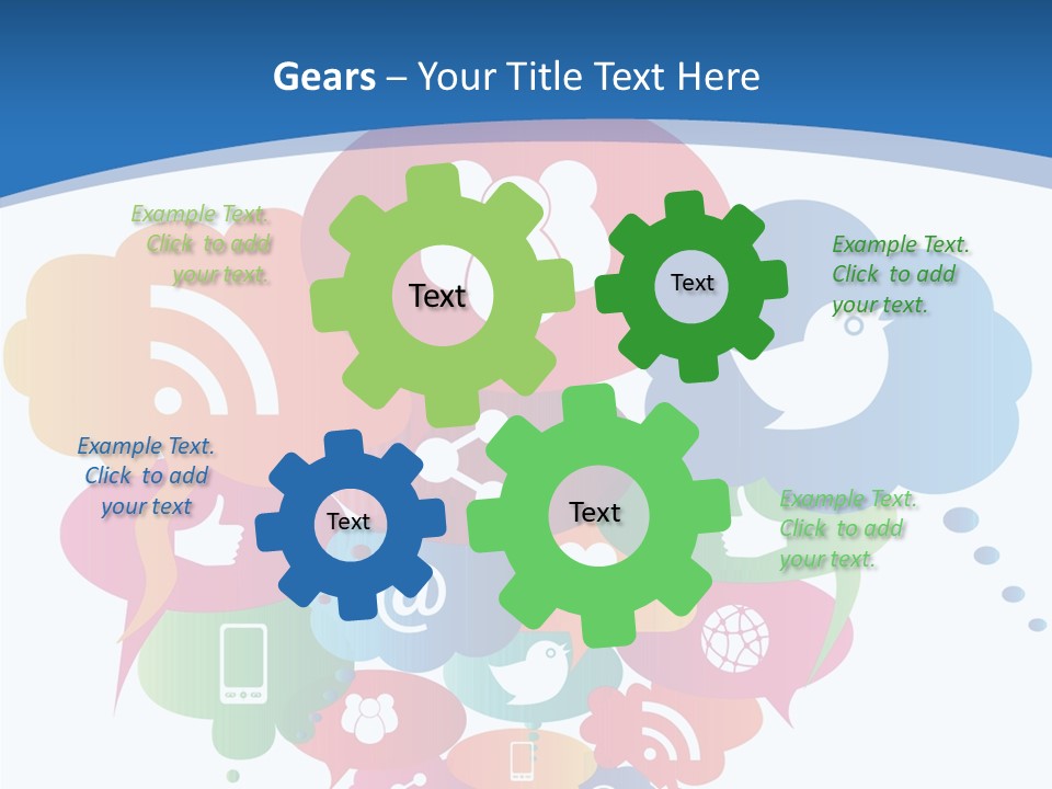 Internet Person Icon PowerPoint Template