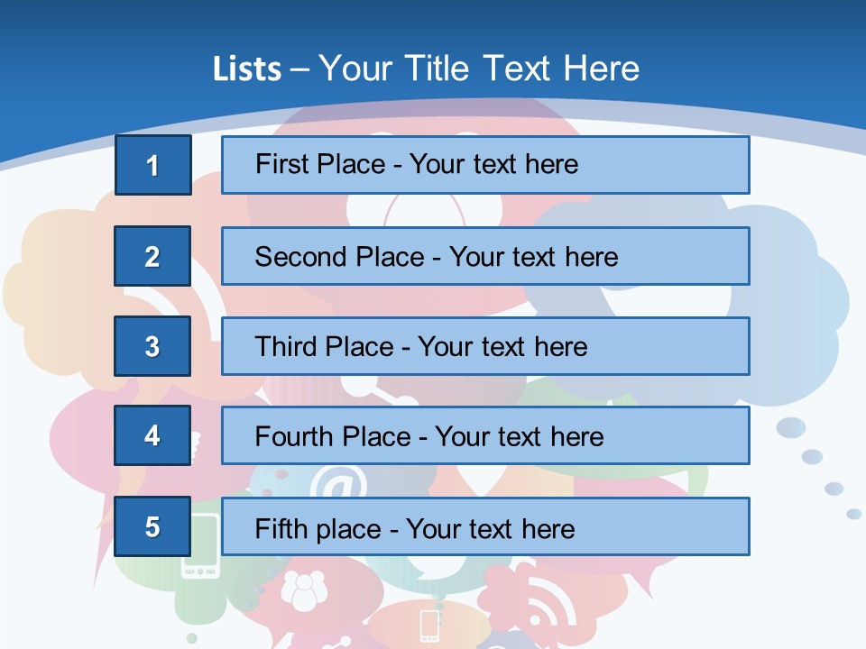 Internet Person Icon PowerPoint Template