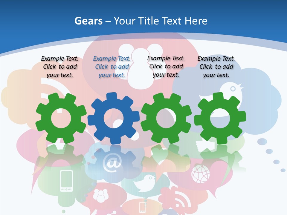 Internet Person Icon PowerPoint Template