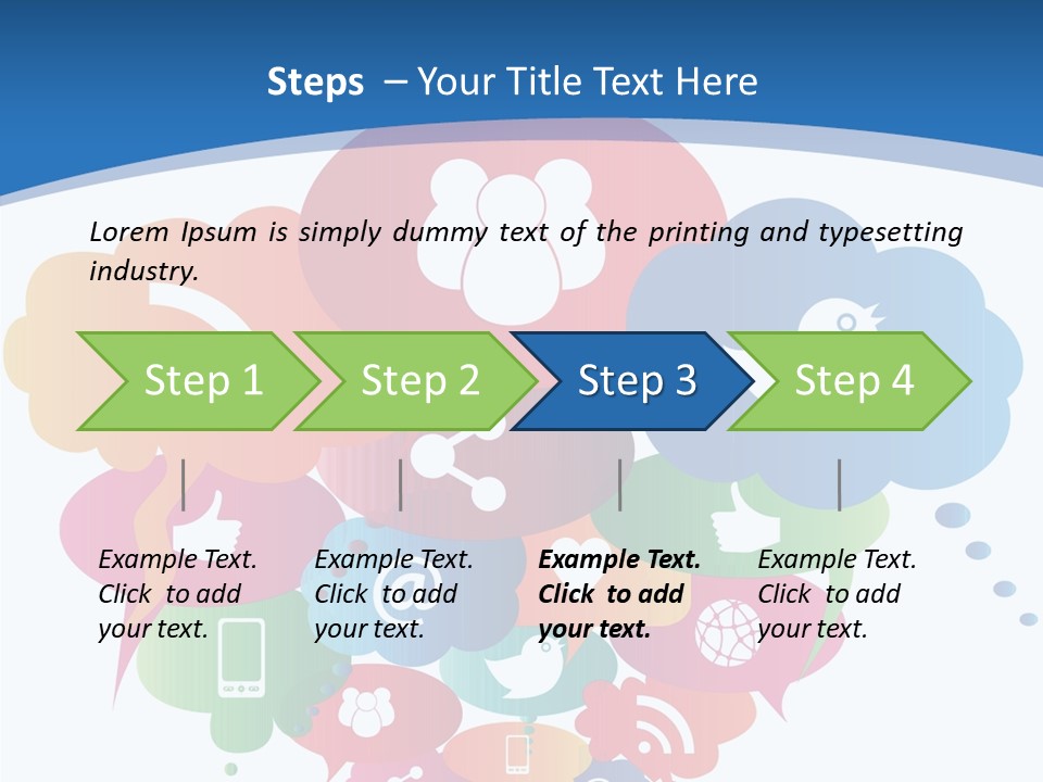 Internet Person Icon PowerPoint Template
