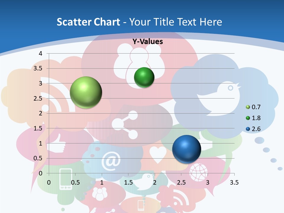 Internet Person Icon PowerPoint Template