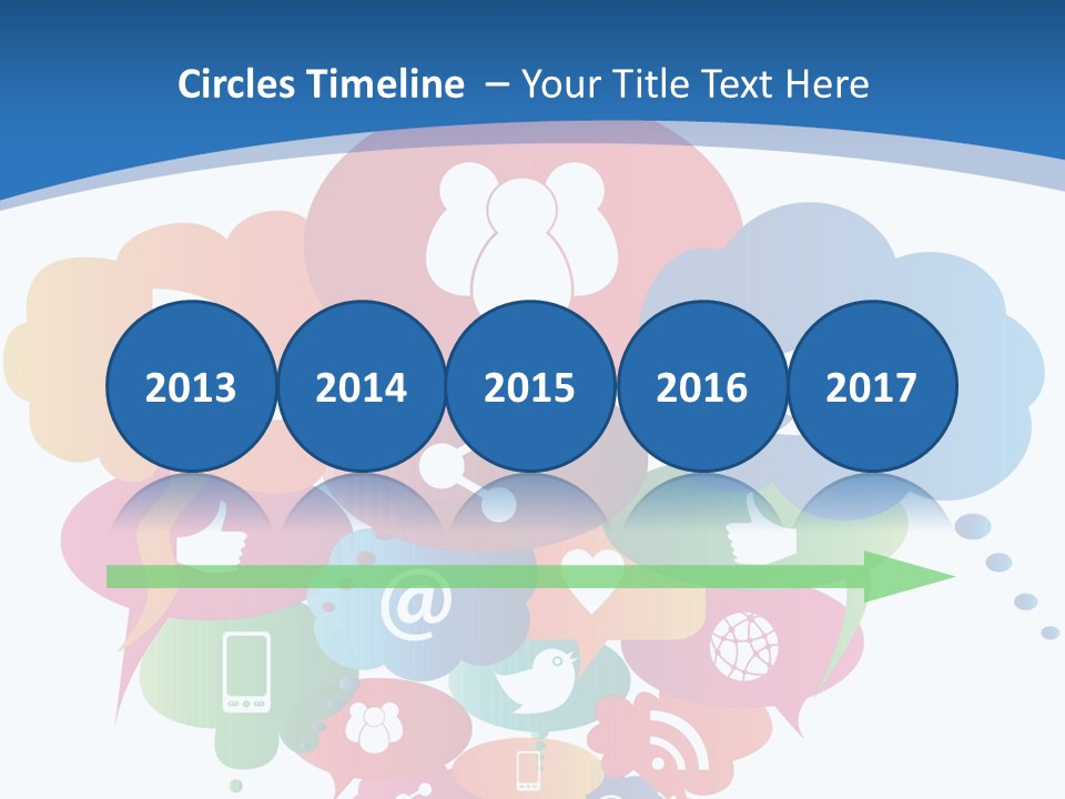 Internet Person Icon PowerPoint Template