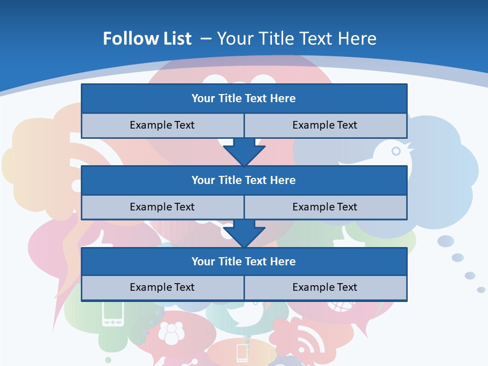 Internet Person Icon PowerPoint Template