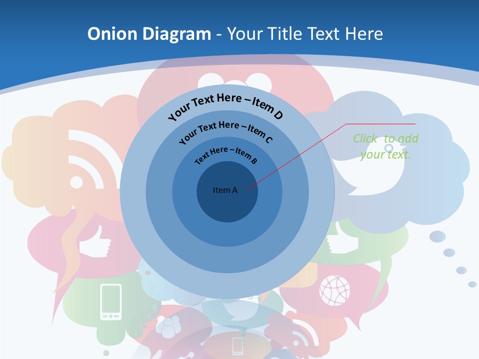 Internet Person Icon PowerPoint Template